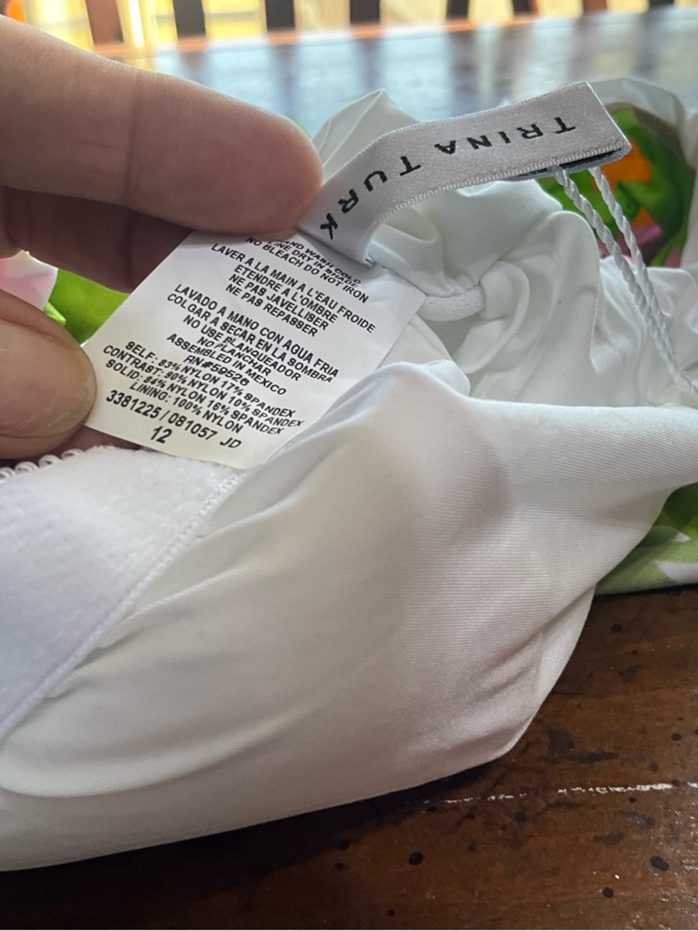 NWOT Trina Turk size 12 swimsuit - Picture 7 of 7